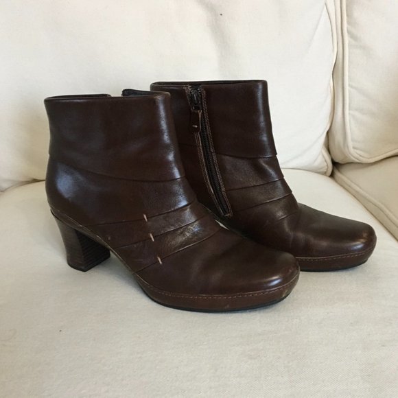 Clarks Active Air Shoes - Clarks Active Air Artisan Leather Zipper Boots